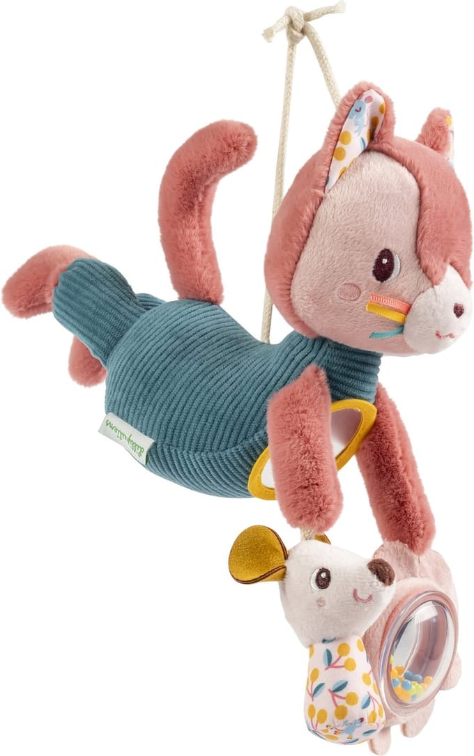 Lilliputiens - Actie-nomade - Multifunctionele speelknuffel - Jeanne de kat