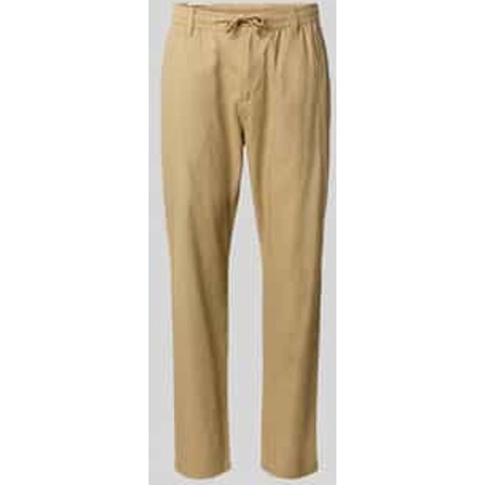 Relaxed fit chino met tunnelkoord