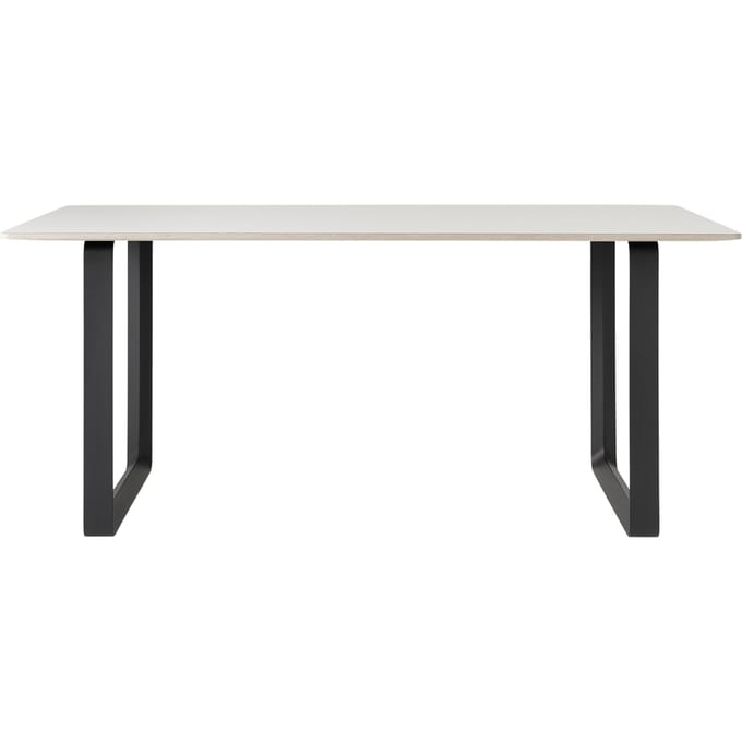 Muuto - 70/70 tafel - wit - zwart - XL