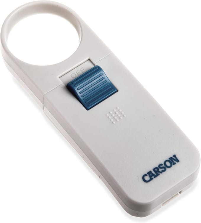 7x Handheld Loupe with LED – Aspherical Illuminated Magnifier for Precise Observations
