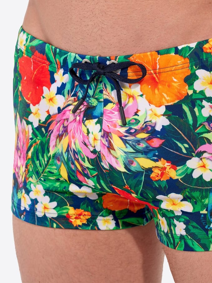 HOM Badeshorts Swim Shorts Peacock