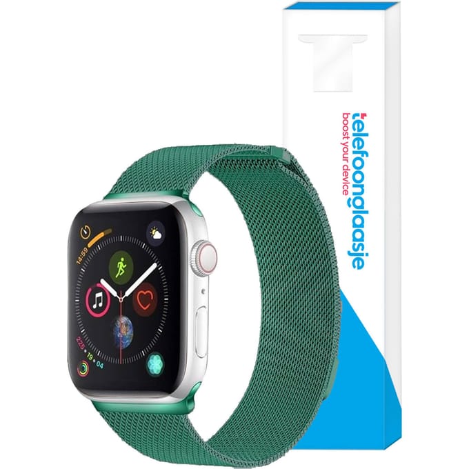 Milanese bandje Apple Watch 1/2/3/4/5/6/SE ? 38/40mm - Groen