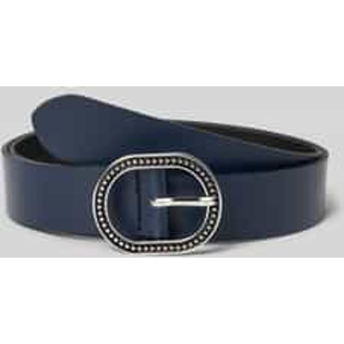 Riem van echt leer met decoratieve gesp