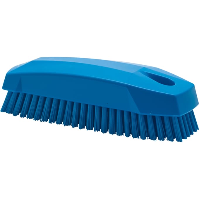 Nagelborstel vikan hard 130mm blauw