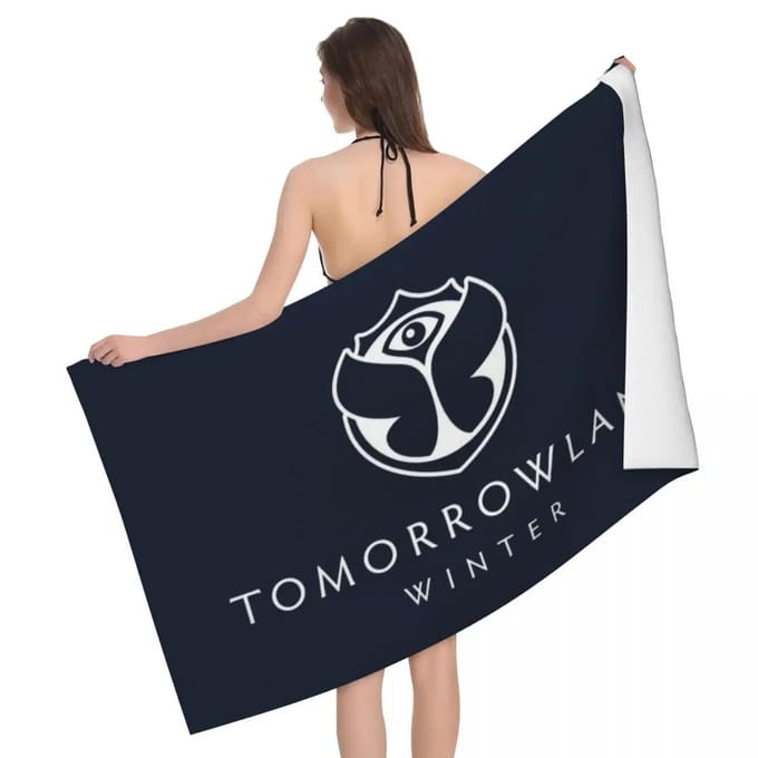 Tomorrowland Logo Bad Strandhanddoek Microvezel Zwembadhanddoeken W40*H60(CM)
