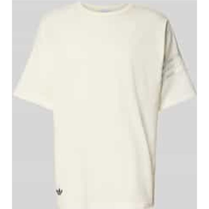 Regular fit T-shirt met logostitching, model 'Neu'