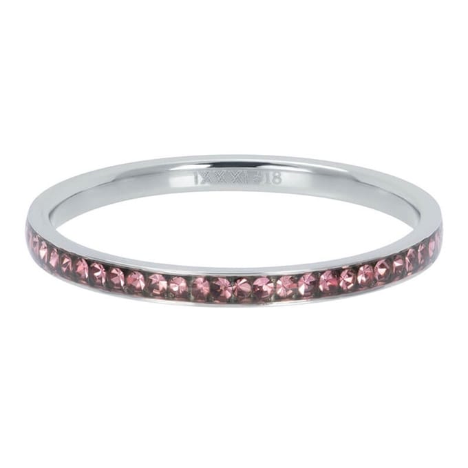 iXXXi Vulring Zirconia Pink Zilver | Maat 16