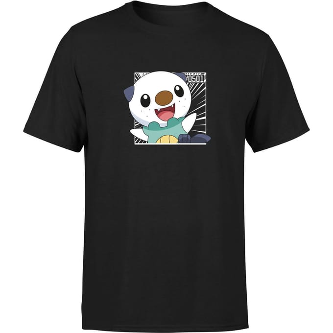 Pokemon Oshawott Men's T-Shirt - Black - M