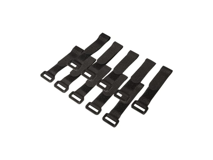 LogiLink Kabelbinder met klittenband zwart. 2x15cm 10Stk