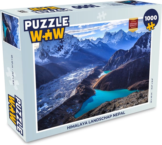 Puzzel Himalaya landschap Nepal - Legpuzzel - Puzzel 1000 stukjes volwassenen