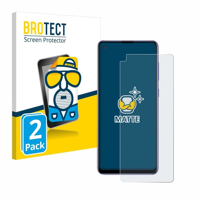 BROTECT - Screenprotector voor Samsung Galaxy A21s - Folie Beschermfolie matte 2 Stuks