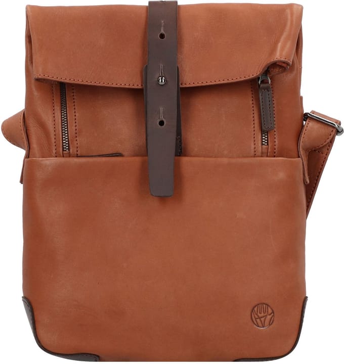 HAROLD'S Leren Schoudertas Mount Crossbag Cognac Bruine