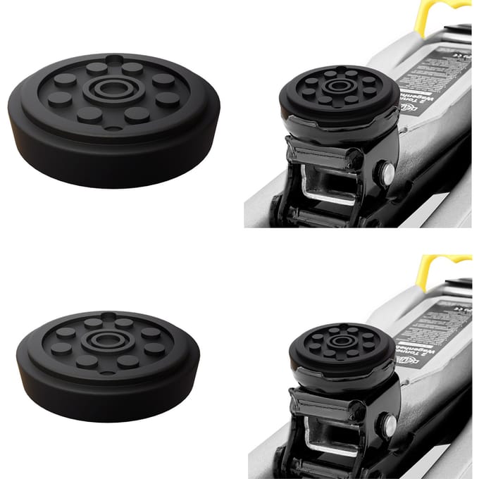 Deuba® Set van Rubberen Pad Universeel en Universeel XL voor Autokrik Hefbrug