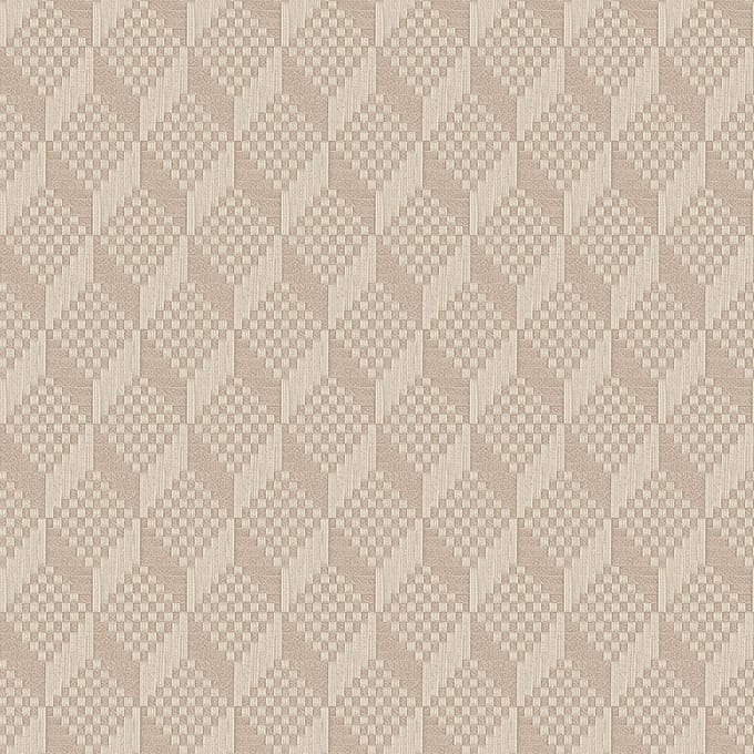 Dutch Wallcoverings - Grace 3d stitched cube beige - vliesbehang - 10m x 53cm - GR322305