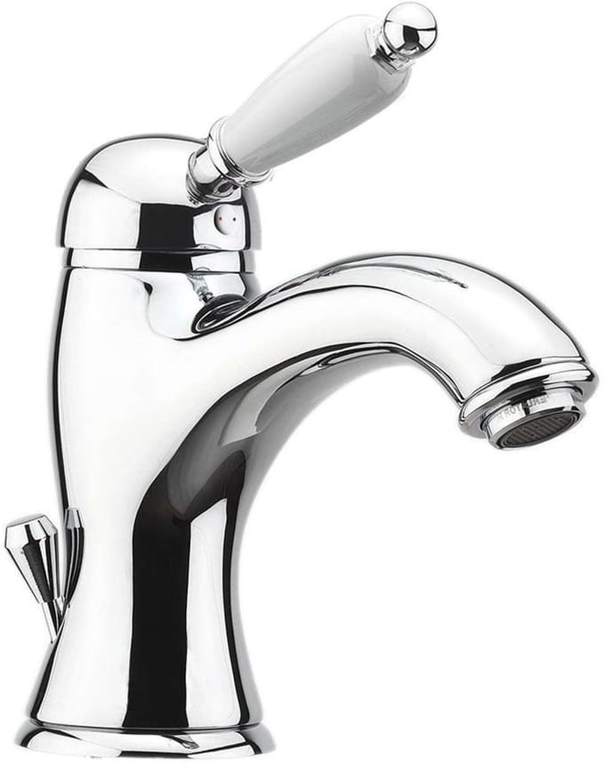 Sapho Kirké - White wastafelkraan, chroom KI02BC