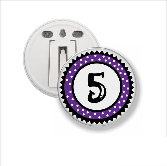 Button Met Clip 58 MM - 5