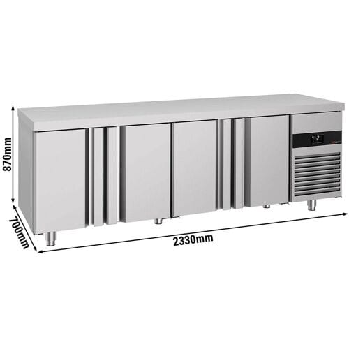 GGM Gastro Kühltisch PREMIUM - 2330x700mm - mit 4 Türen
