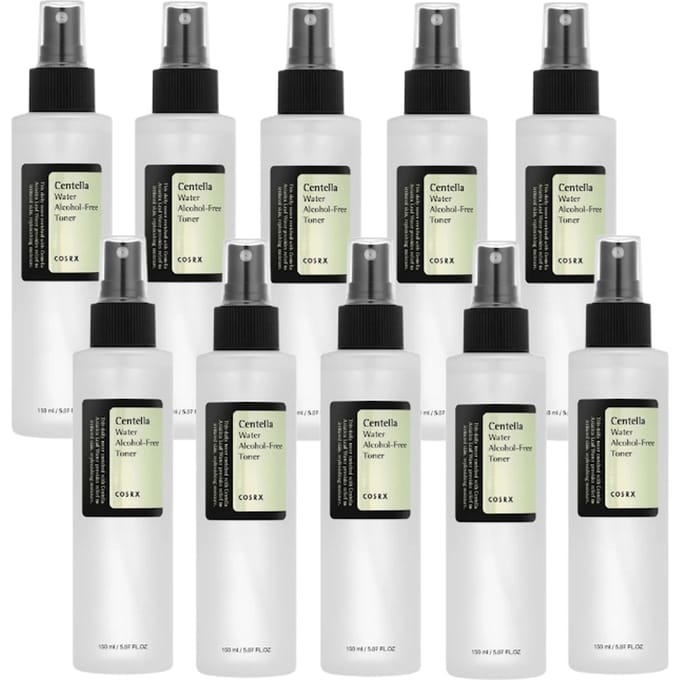 COSRX Centella Water Alcohol-Free Toner (10elk) Set