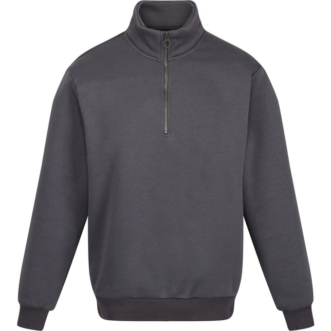 Regatta Heren Pro Quarter Zip Sweatshirt (Afdichting Grijs)