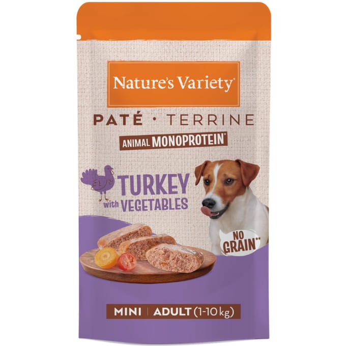 Voordeelpakket Nature's Variety Paté No Grain Adult Mini 16 x 150 g - Kalkoen 16 x 150 g