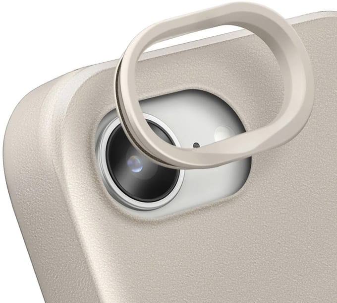 Rhinoshield, Lens Protector geschikt voor iPhone 16e - Reinforced Contour & Anti-Scratch, Beige