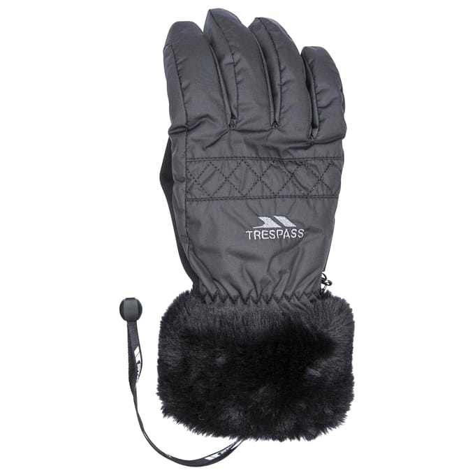 Trespass Vrouwen/dames Yanki-handschoenen (Zwart)