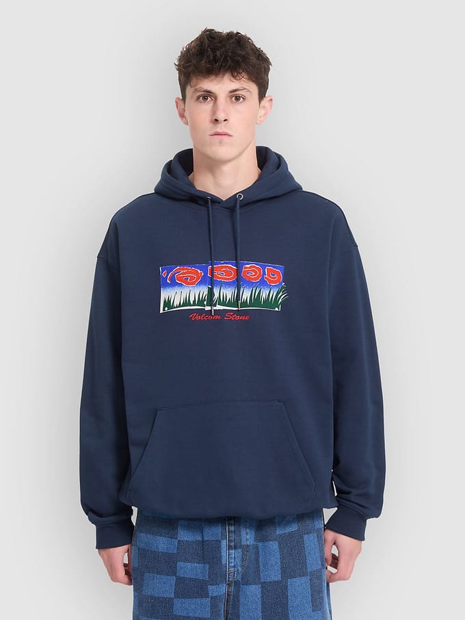 Volcom Fa Carrau Po Hoodie blauw