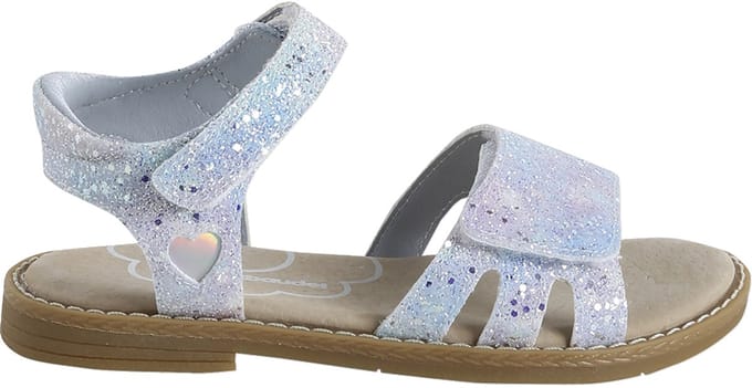 Vertbaudet Glitzersandalen met klittenband voor kinderen, kleutercollectie
