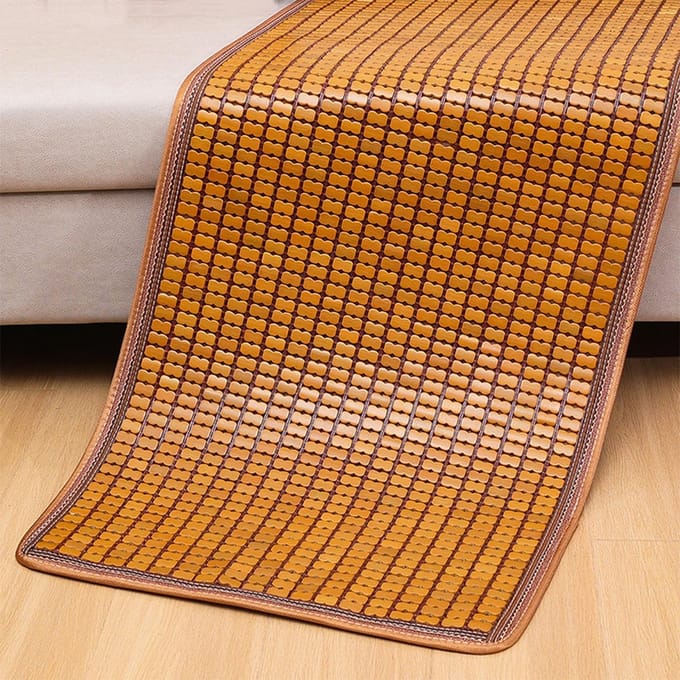 Bamboe Koelmat - Matras Kussen - Zomer Comfort - Opvouwbaar Draagbaar - 50 x 100 cm