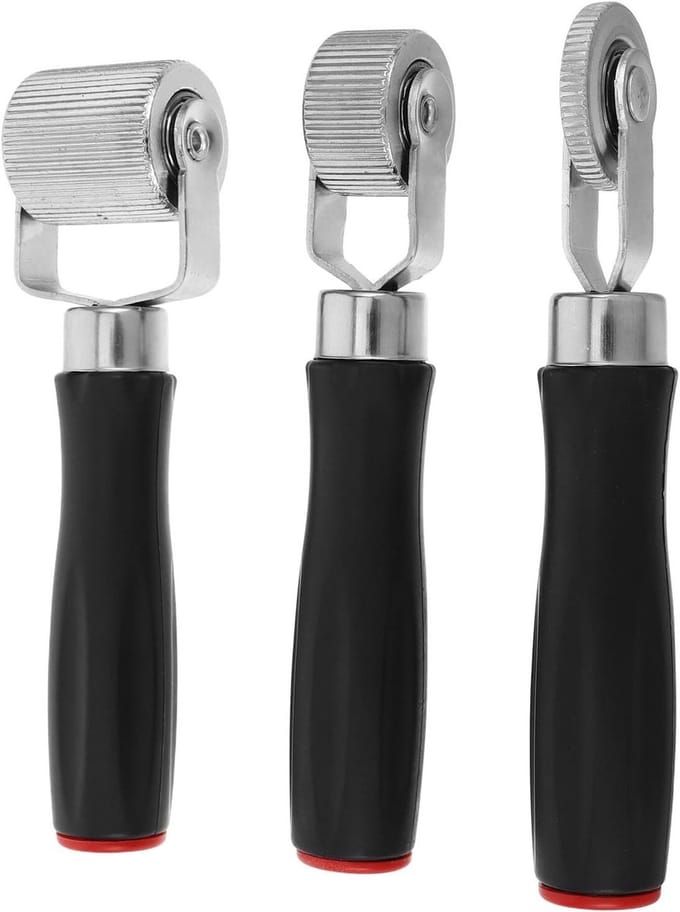 Band Reparatie Kit - Bandenplak Set - Onderweg Repareren - Antislip Patch Roller - 6 Delig - Multicolor
