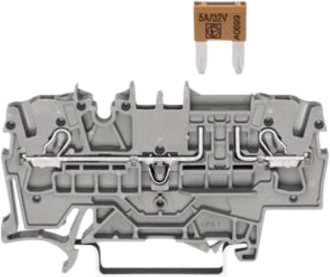 Wago 2002-1681 WAG 2-DRAADS PCB ZEKERINGSKLEM per 50