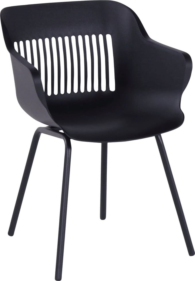 Hartman Jill Alu Rondo Tuinstoel - Set Van 2 - Zwart