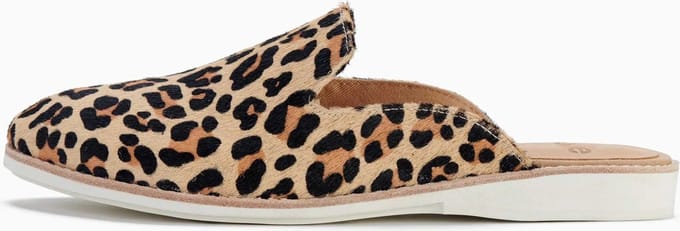 Rollie | Dames | Muiltje | Derby Mule Camel Leopard | Maat 38