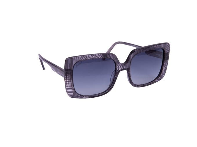 Jackie L Limoges JL-0578A grijs gestreept – grijs polarised TAC - UV400