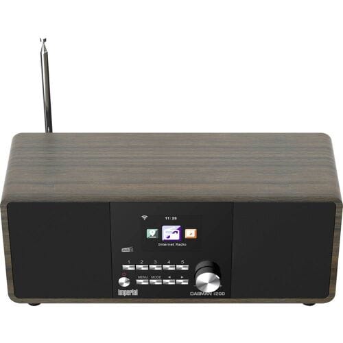 Imperial DABMAN i200 V2 Internetradio DAB+, VHF (FM), Internet AUX, USB, DLNA, LAN, Internetradio Hout