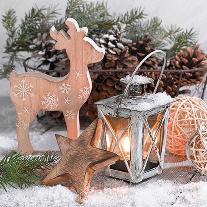 Ambiente - Servetten - 33 x 33 cm - Winter Time - Kerst - Winter