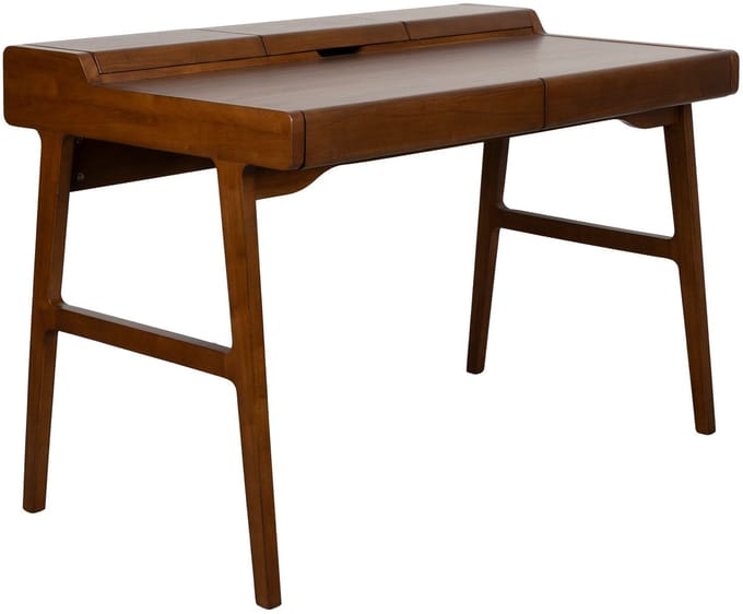 Zuiver Kaat Bureau Walnootkleur - Bruin