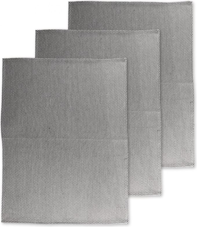 Keukenhanddoek DOBBY - SET/9 - 51x72 cm, zwart