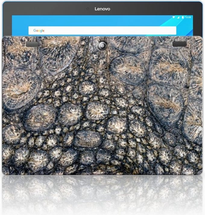 Lenovo Tab 10 | Tab 2 A10-30 Back Case Krokodillenprint
