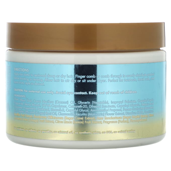 Mielle, Moisture RX, beurre capillaire hydratant, gingembre hawaïen, 340 g (340 g) brown