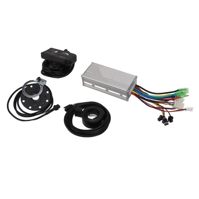 Elektrische Fiets Lithium Batterij Gemodificeerde Controller Set met 22A Controller en S810 Display voor 500W Motoren black