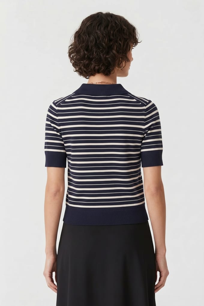 Tommy Hilfiger Cotton Jersey Fine Pullover Dark Night Navy/calico Größe: L | Poloshirts Outlet | Damen | Schwarz