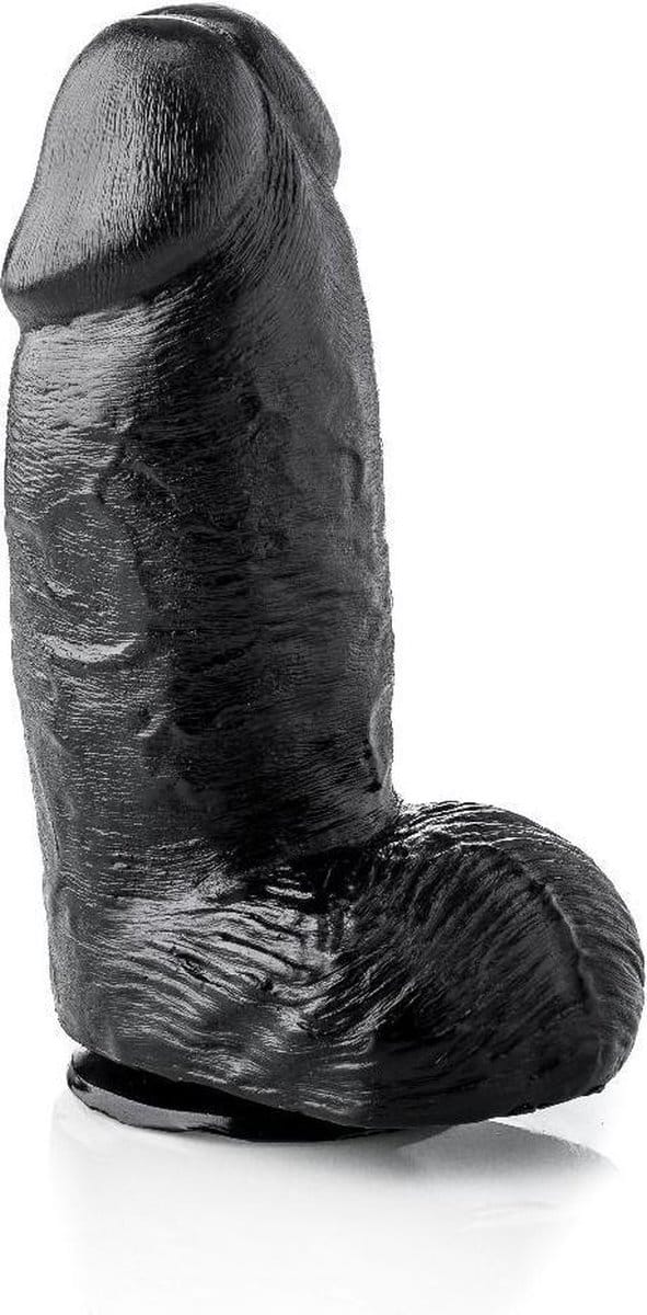 Gangbangster - Super Mike - Dildo - 18 x 8 cm - PVC - Zwart
