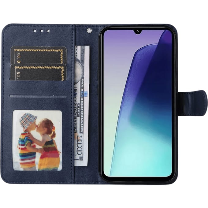 Comfycase Xiaomi Redmi 14C Boek Hoesje Blauw