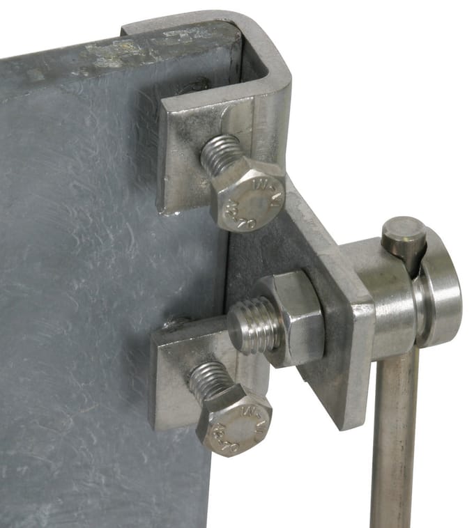 Dehn Klem StSt Horizontaal Type Voor Profielen Met KS Aansluiting - 372229