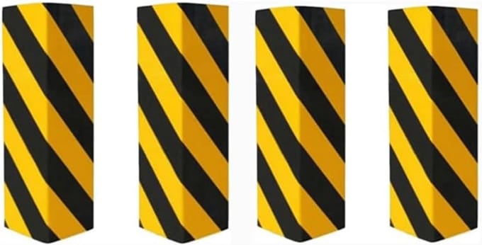 Bescherming voor garagepalen en hoeken voor autodeuren - Set van 4 stuks