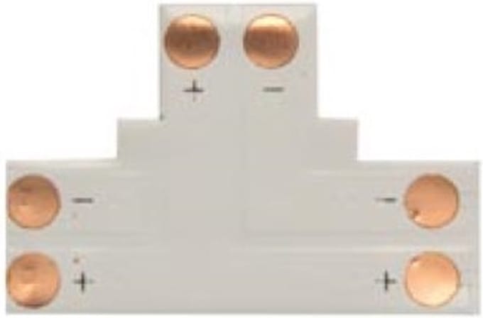 Velleman Flexibele PCB connector, T-Vorm, 8 mm, 1 kleur