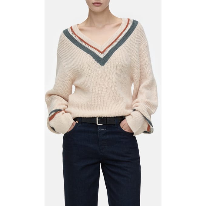 Closed Deep V-neck Knits Albicocca Taglia: XXS | Maglioni a maglia Outlet | Donna