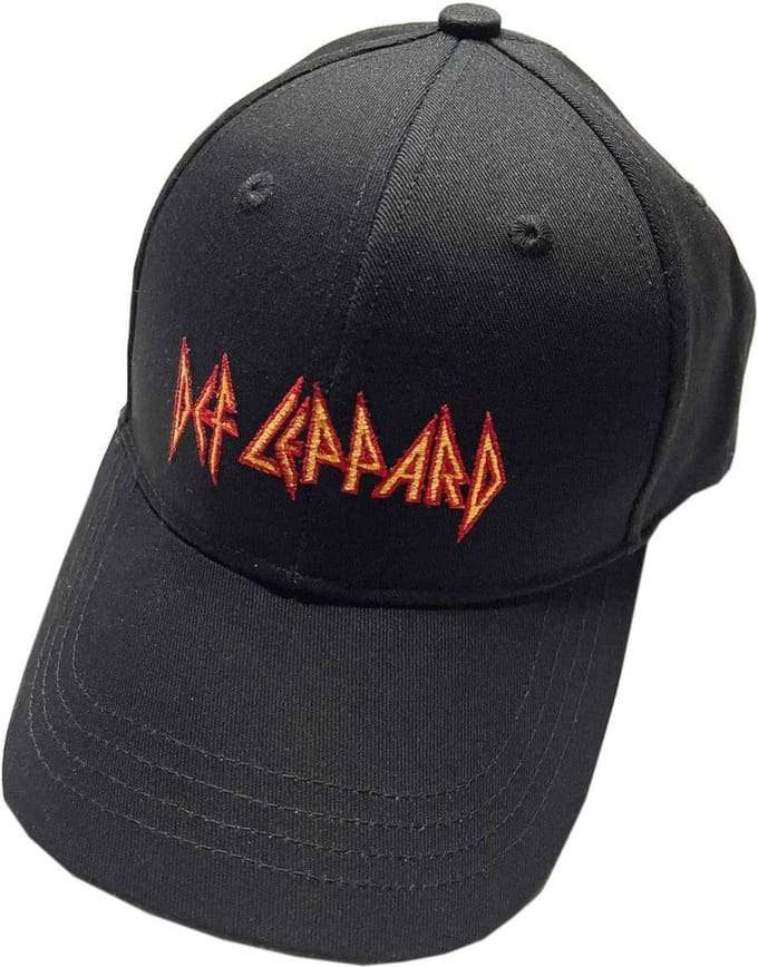 Def Leppard - Text Logo Baseball pet - Zwart