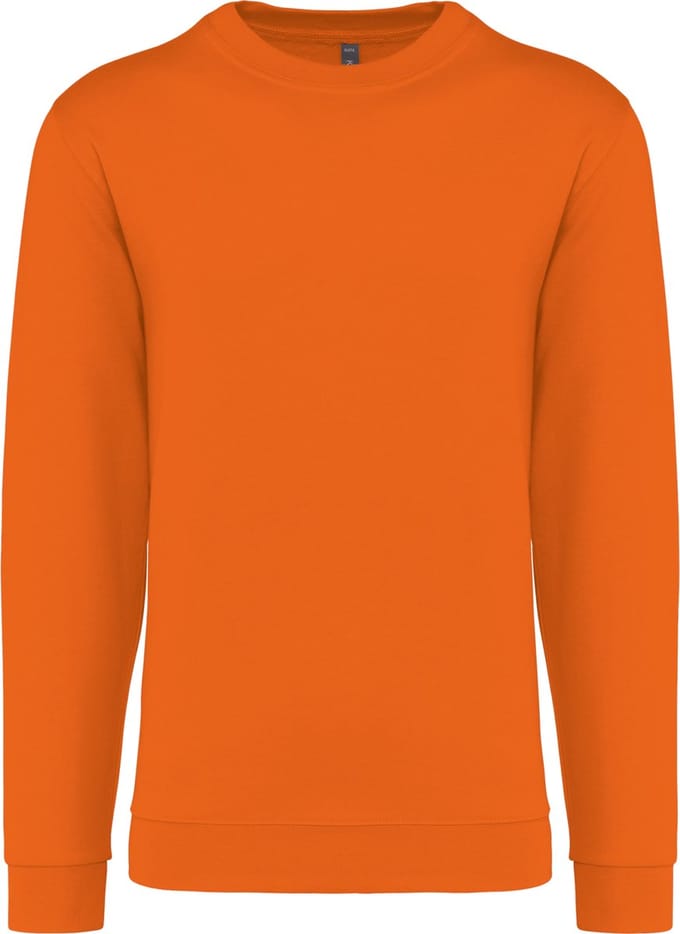 Sweater 'Crew Neck Sweatshirt' Kariban Collectie Basic+ S - Orange